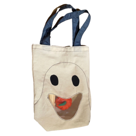 Bolsa Halloween fantasma con masa de sal - 2