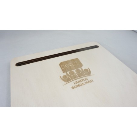 Mousepad personalizado en madera y corcho - 6