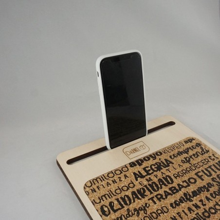 Mousepad personalizado en madera y corcho - 4