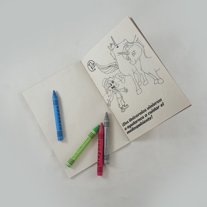 LIBRITO RECICLETA UNICORNIO mín de 3 unidades - 2