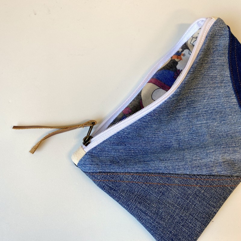 CARTUCHERA JEAN PATCHWORK - 4