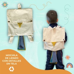 MOCHILA ECOLÓGICA PÁJARO - 2