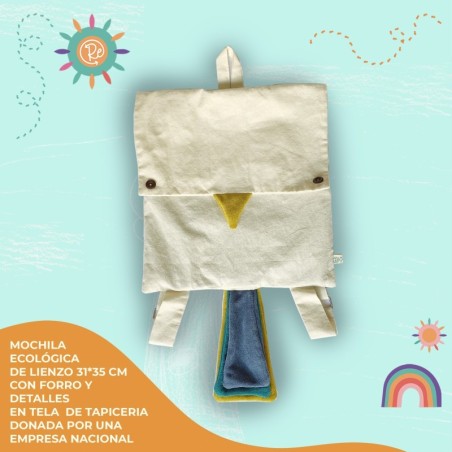 MOCHILA ECOLÓGICA PÁJARO - 1