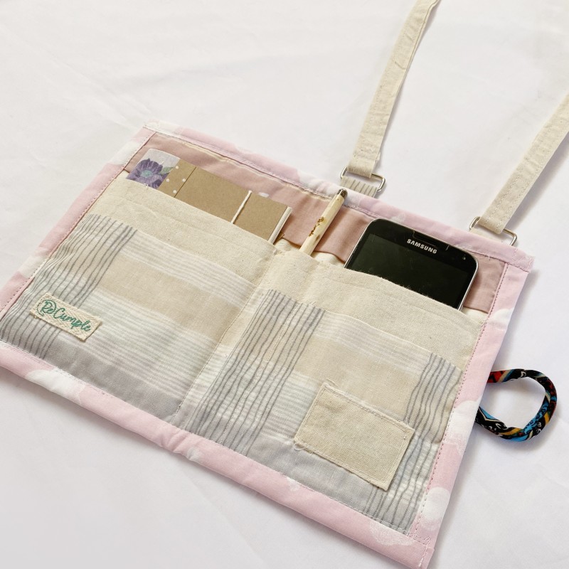 Porta celular libreta A6 y lápiz plantable - 3
