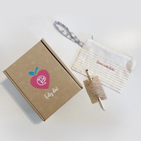 CARTUCHERA Y LÁPIZ PLANTABLE en caja para regalo - 3