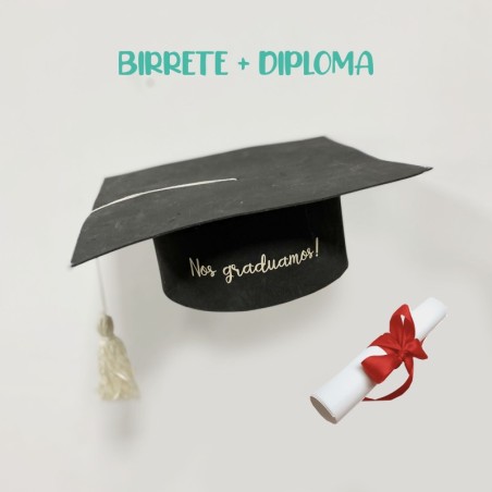 BIRRETE PERSONALIZADO + DIPLOMA - 1