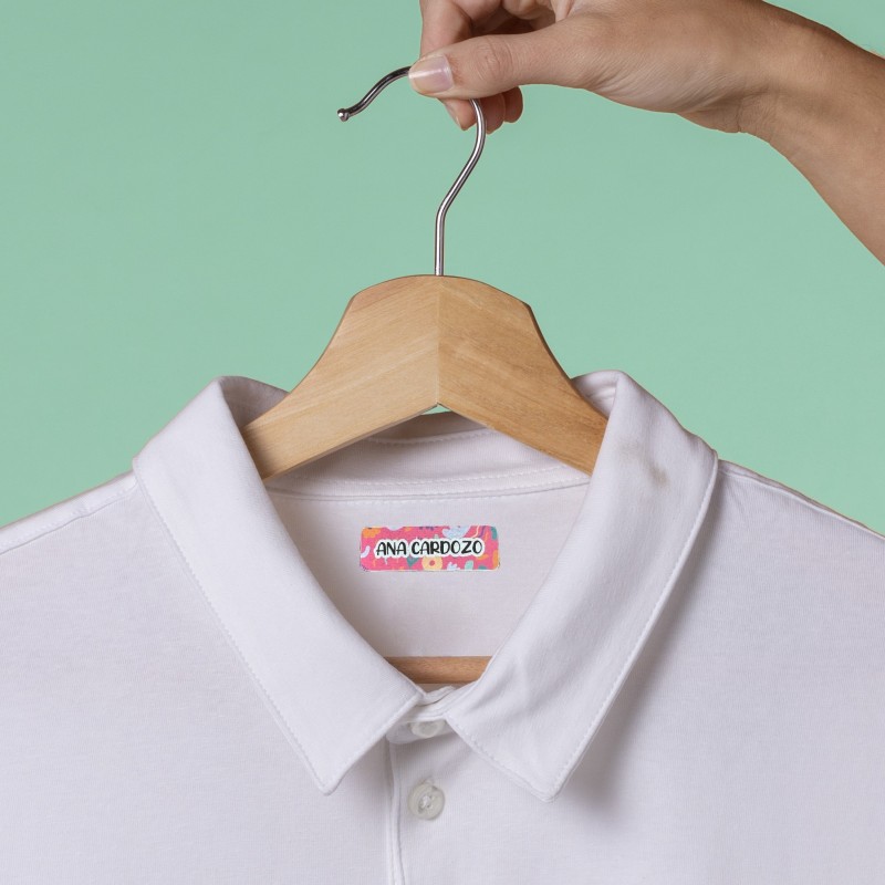 ETIQUETAS PARA ROPA - textiles lavable - 2