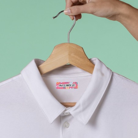 ETIQUETAS PARA ROPA - textiles lavable - 2