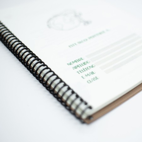 CUADERNO SUSTENTABLE UNICORNIO - HOJAS CON RENGLONES - 3