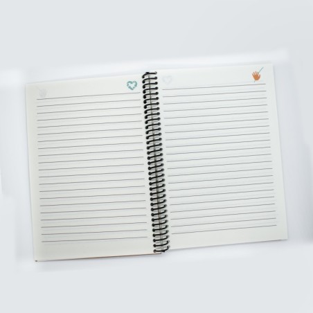 CUADERNO SUSTENTABLE DINOSAURIOS - HOJAS CON RENGLONES - 4