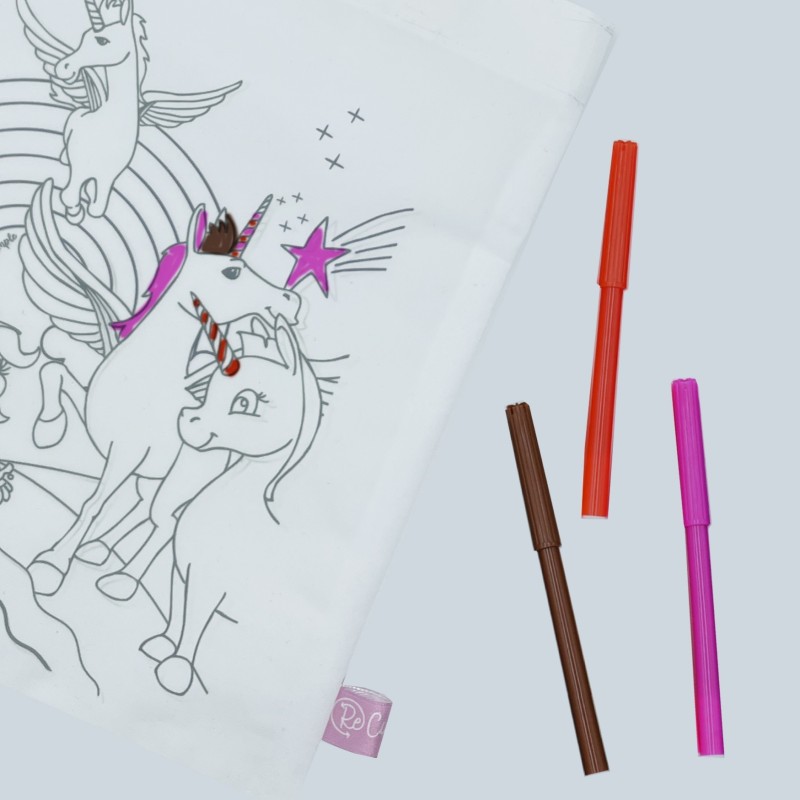 BOLSA SORPRESITA MINI TOTE BAG PARA PINTAR UNICORNIOS - 2