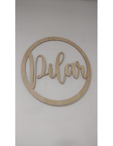 Aro  personalizado con logo o nombre 40 cm
