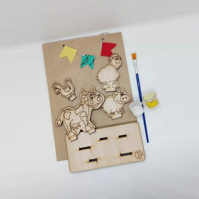 PARA PINTAR MADERA GRANJA + BOLSITA