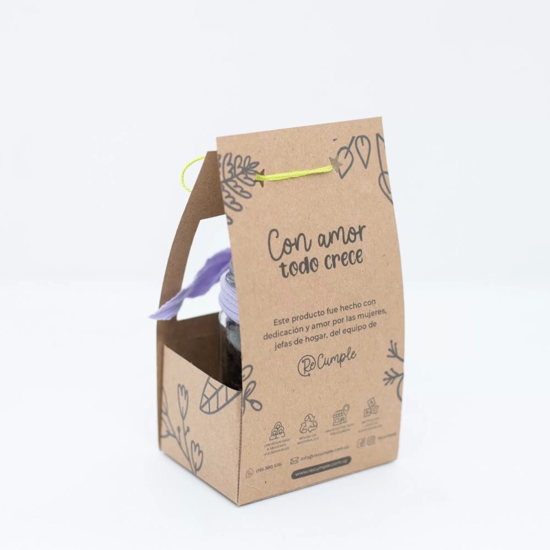 Suculentas frasco de vidrio packaging