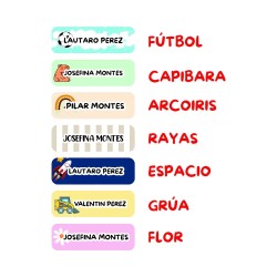 ETIQUETAS PARA ROPA - textiles lavable - 1 2