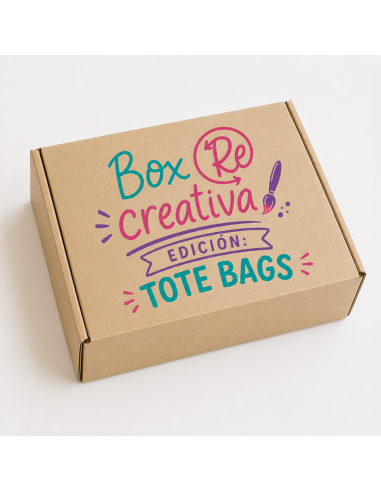 BOX CREATIVA TOTE BAG PARA PERSONALIZAR