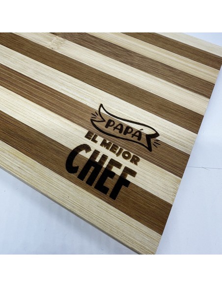 KIT ASADOR  DELANTAL + TABLA PERSONALIZADO