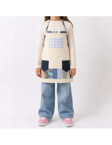 Delantal patchwork personalizado niñ@